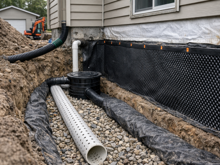 Illustration of foundation safety measures in Norfolk County